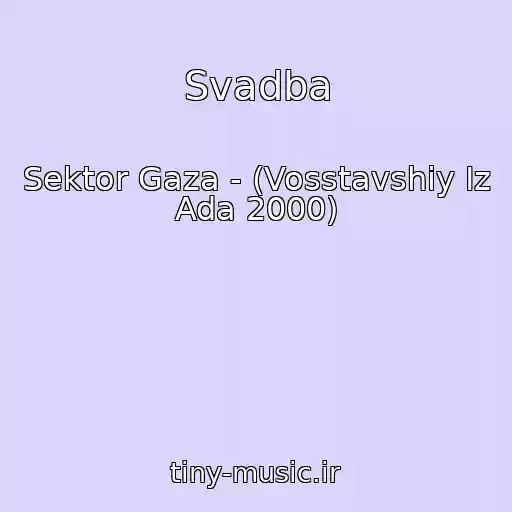 کاور آهنگ Svadba از Sektor Gaza - (Vosstavshiy Iz Ada 2000)