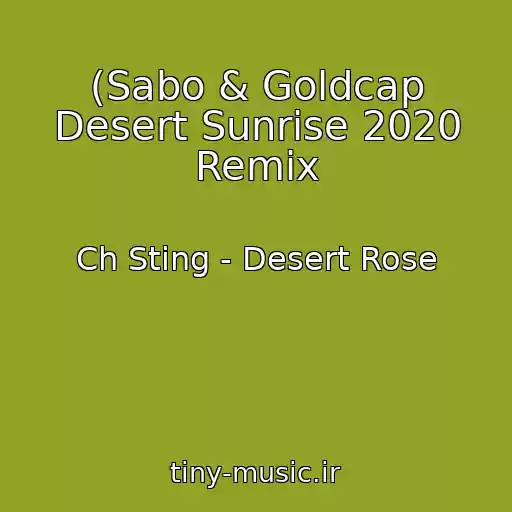 کاور آهنگ (Sabo & Goldcap Desert Sunrise 2020 Remix از Ch Sting - Desert Rose
