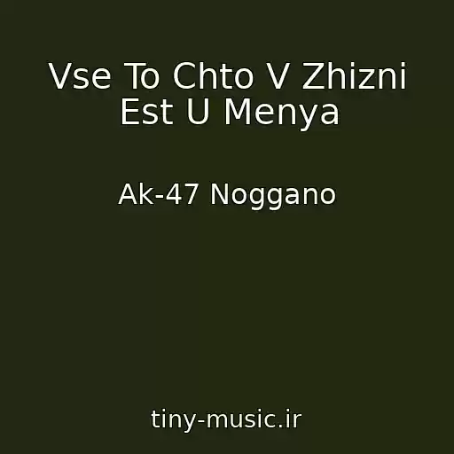 کاور آهنگ Vse To Chto V Zhizni Est U Menya از Ak-47 Noggano