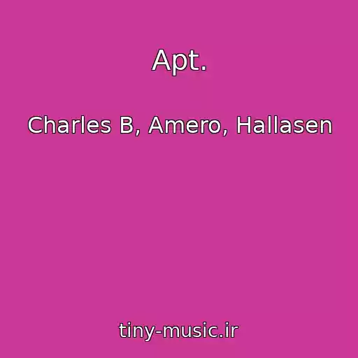 کاور آهنگ Apt. از Charles B, Amero, Hallasen