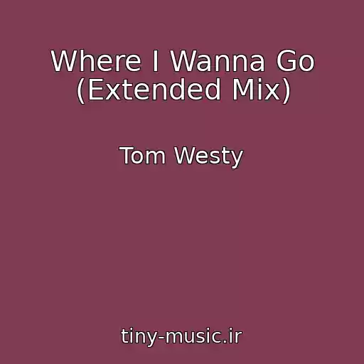 کاور آهنگ Where I Wanna Go (Extended Mix) از Tom Westy