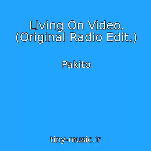 کاور آهنگ Living On Video. (Original Radio Edit.) از Pakito