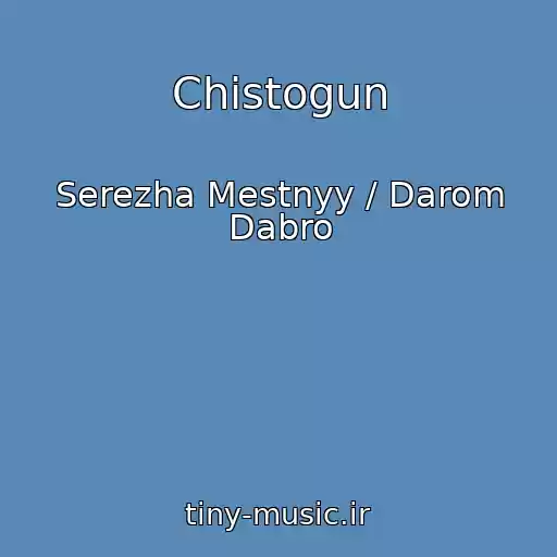 کاور آهنگ Chistogun از Serezha Mestnyy / Darom Dabro