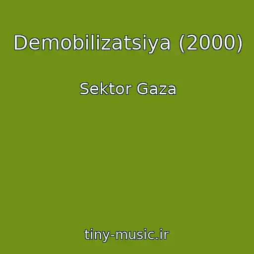 کاور آهنگ Demobilizatsiya (2000) از Sektor Gaza