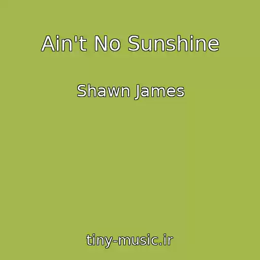 کاور آهنگ Ain't No Sunshine از Shawn James