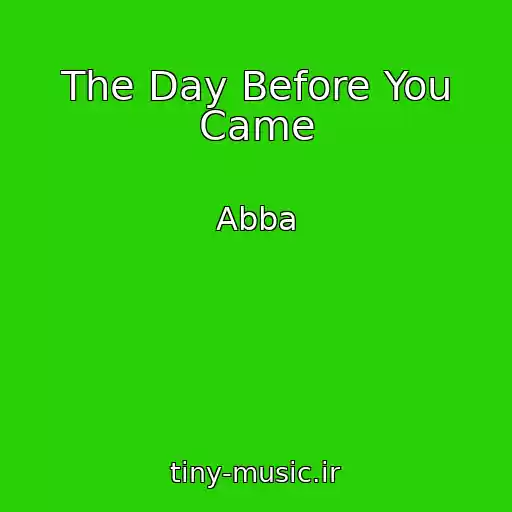کاور آهنگ The Day Before You Came از Abba