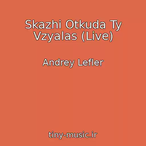 کاور آهنگ Skazhi Otkuda Ty Vzyalas (Live) از Andrey Lefler