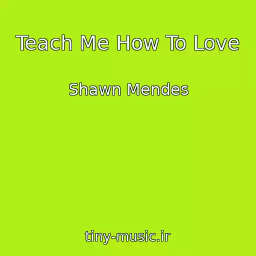 کاور آهنگ Teach Me How To Love از Shawn Mendes