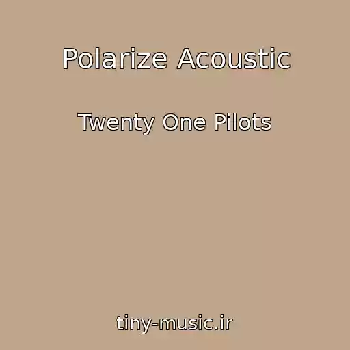کاور آهنگ Polarize Acoustic از Twenty One Pilots