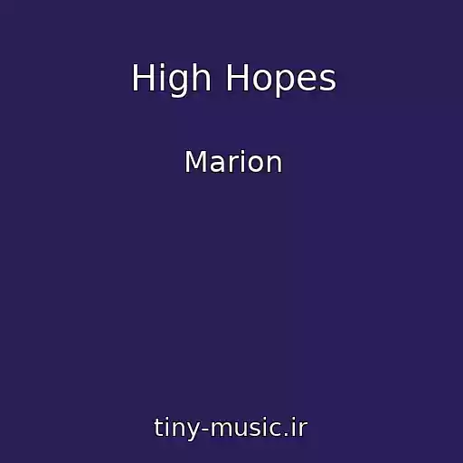 کاور آهنگ High Hopes از Marion