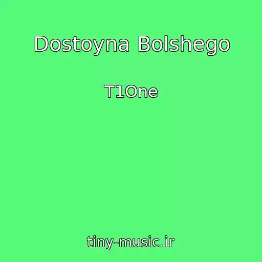 کاور آهنگ Dostoyna Bolshego از T1One