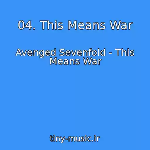 کاور آهنگ 04. This Means War از Avenged Sevenfold - This Means War