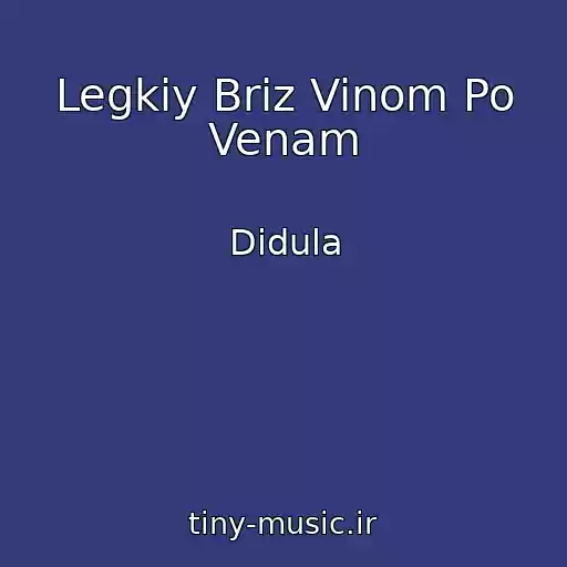 کاور آهنگ Legkiy Briz Vinom Po Venam از Didula