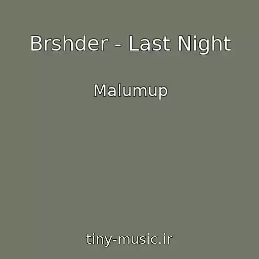 کاور آهنگ Brshder - Last Night از Malumup