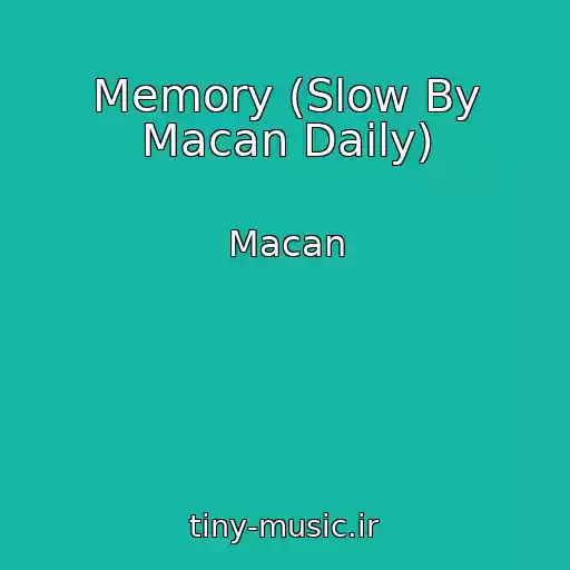 کاور آهنگ Memory (Slow By Macan Daily) از Macan