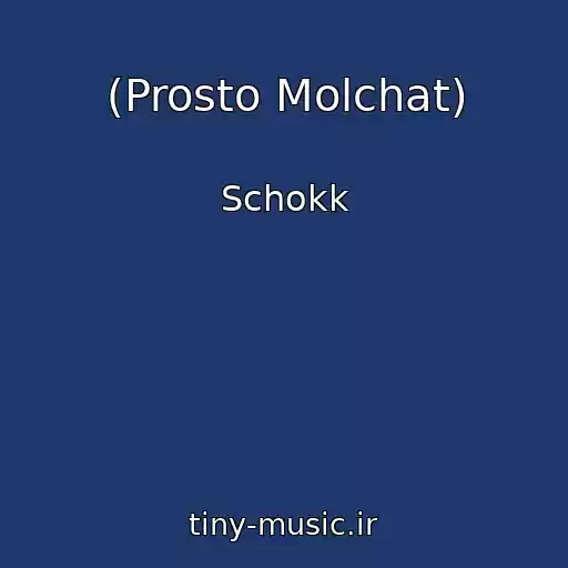 کاور آهنگ (Prosto Molchat) از Schokk