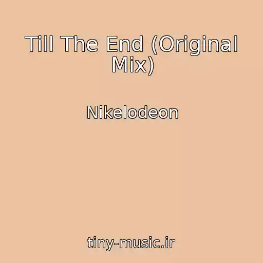 کاور آهنگ Till The End (Original Mix) از Nikelodeon
