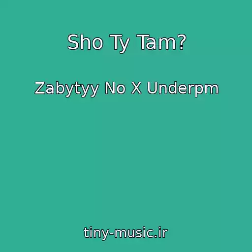 کاور آهنگ Sho Ty Tam? از Zabytyy No X Underpm