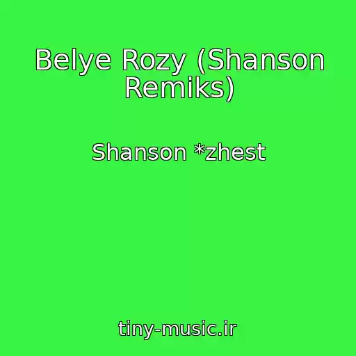 کاور آهنگ Belye Rozy (Shanson Remiks) از Shanson *zhest