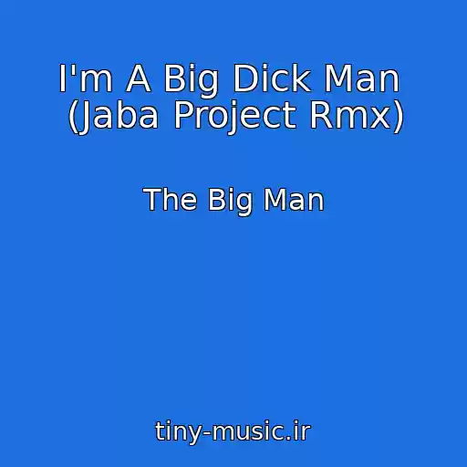 کاور آهنگ I'm A Big Dick Man  (Jaba Project Rmx) از The Big Man