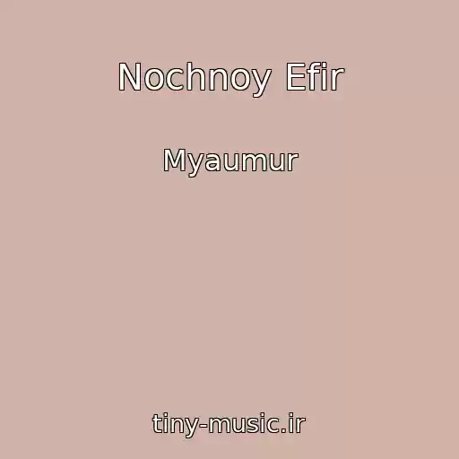 کاور آهنگ Nochnoy Efir از Myaumur
