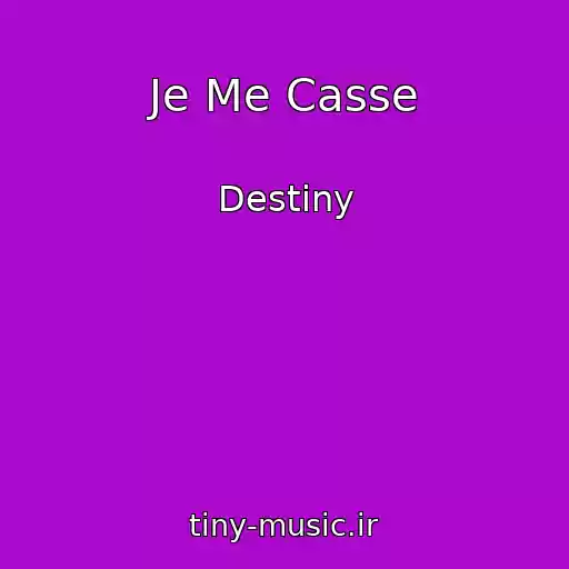 کاور آهنگ Je Me Casse از Destiny