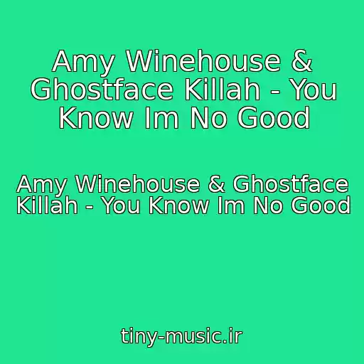 کاور آهنگ Amy Winehouse & Ghostface Killah - You Know Im No Good از Amy Winehouse & Ghostface Killah - You Know Im No Good