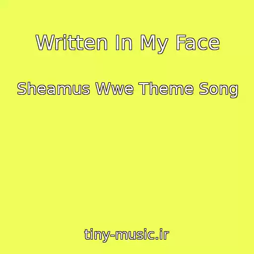 کاور آهنگ Written In My Face از Sheamus Wwe Theme Song