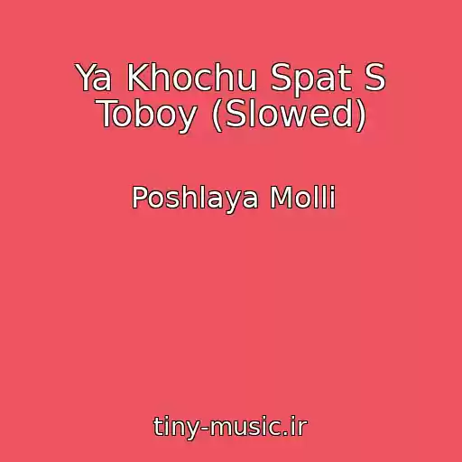 کاور آهنگ Ya Khochu Spat S Toboy (Slowed) از Poshlaya Molli
