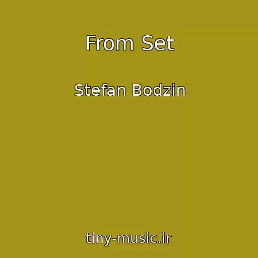 کاور آهنگ From Set از Stefan Bodzin