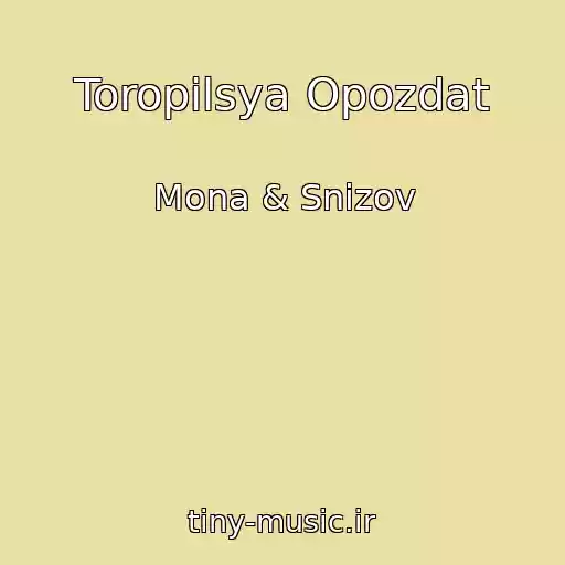 کاور آهنگ Toropilsya Opozdat از Mona & Snizov