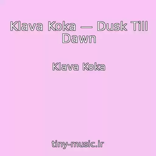 کاور آهنگ Klava Koka — Dusk Till Dawn از Klava Koka