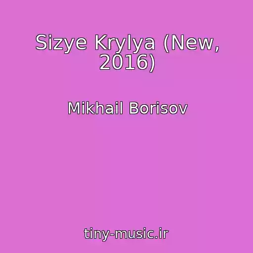 کاور آهنگ Sizye Krylya (New, 2016) از Mikhail Borisov