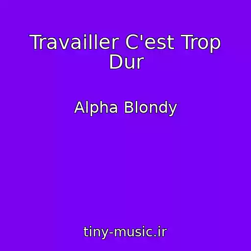 کاور آهنگ Travailler C'est Trop Dur از Alpha Blondy