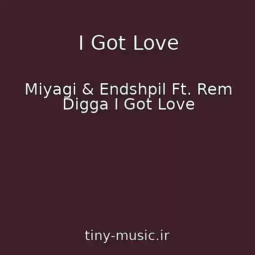 کاور آهنگ I Got Love از Miyagi & Endshpil Ft. Rem Digga I Got Love