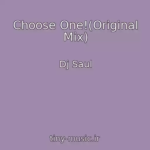 کاور آهنگ Choose One!(Original Mix) از Dj Saul