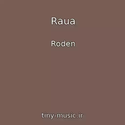 کاور آهنگ Raua از Roden