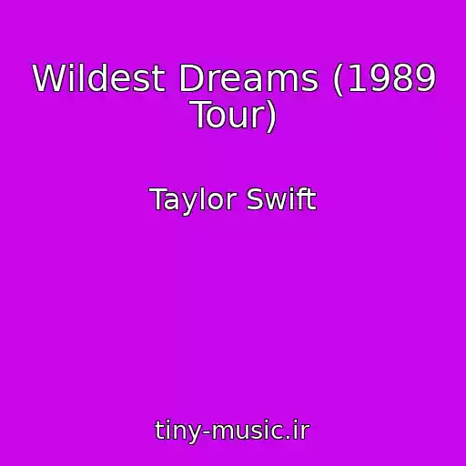 کاور آهنگ Wildest Dreams (1989 Tour) از Taylor Swift