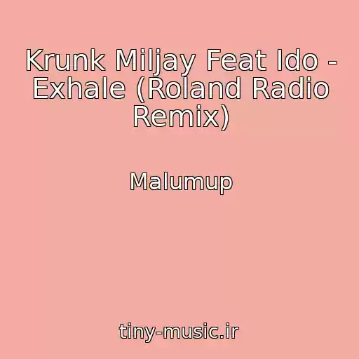 کاور آهنگ Krunk Miljay Feat Ido - Exhale (Roland Radio Remix) از Malumup
