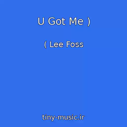 کاور آهنگ U Got Me ) از ( Lee Foss
