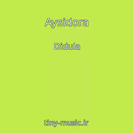 کاور آهنگ Aysidora از Didula