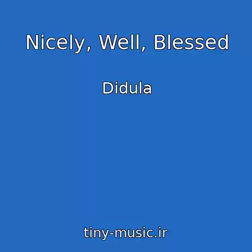 کاور آهنگ Nicely, Well, Blessed از Didula