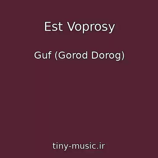 کاور آهنگ Est Voprosy از Guf (Gorod Dorog)