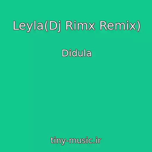 کاور آهنگ Leyla(Dj Rimx Remix) از Didula