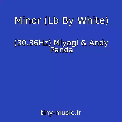 کاور آهنگ Minor (Lb By White) از (30.36Hz) Miyagi & Andy Panda