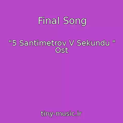 کاور آهنگ Final Song از "5 Santimetrov V Sekundu " Ost