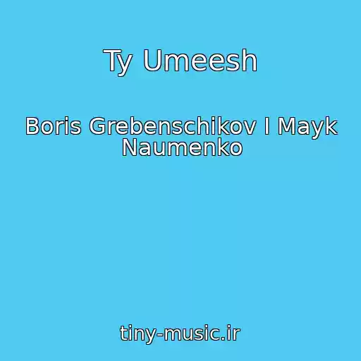 کاور آهنگ Ty Umeesh از Boris Grebenschikov I Mayk Naumenko