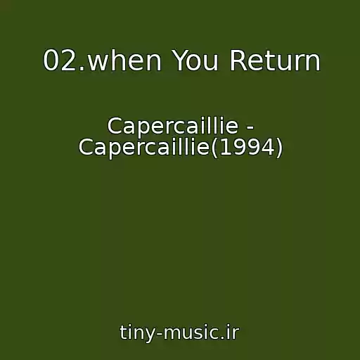 کاور آهنگ 02.when You Return از Capercaillie - Capercaillie(1994)