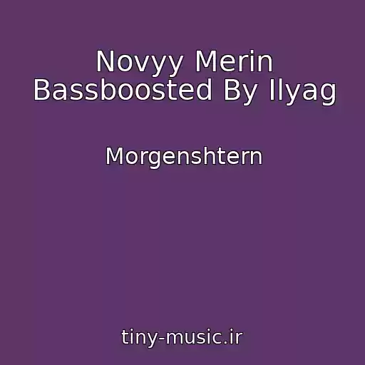 کاور آهنگ Novyy Merin Bassboosted By Ilyag از Morgenshtern