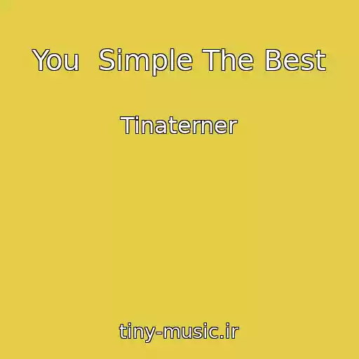 کاور آهنگ You  Simple The Best از Tinaterner